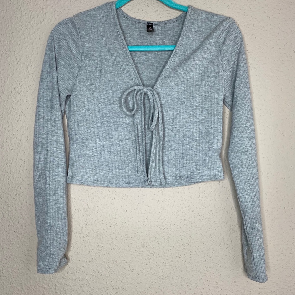 Tie front top